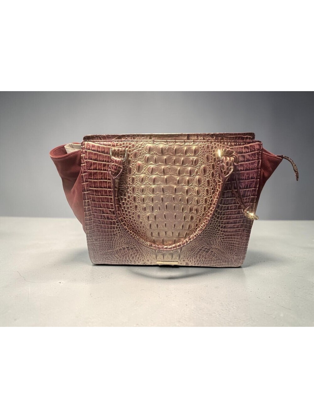 Brahmin Petra II Port Harmonia Leather Satchel NWT